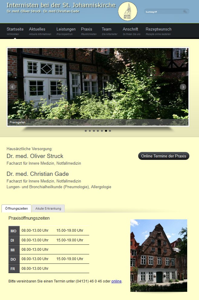 Alte Website